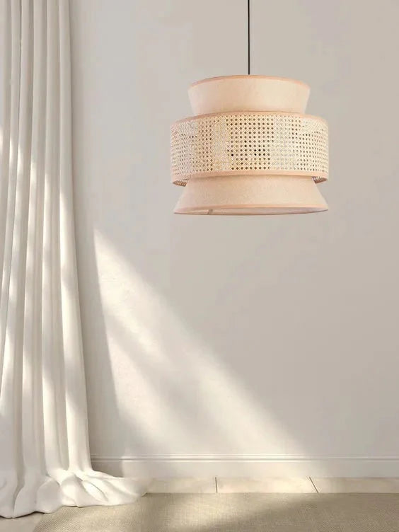 Rattan Boho Ceiling Lamp