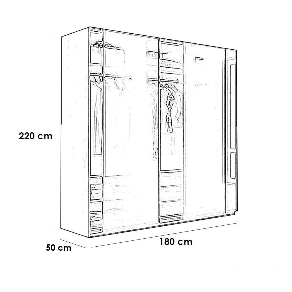 Counter Wood Dressing - 220x180x50 cm