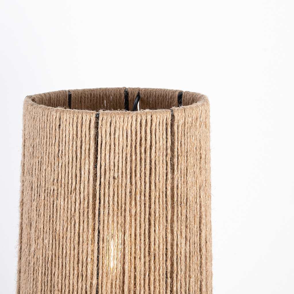Fabric Floor Lamp Beige - 25 x 110 cm