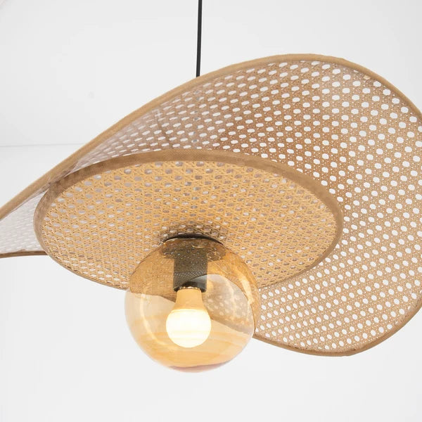 Rattan Boho Ceiling Lamp