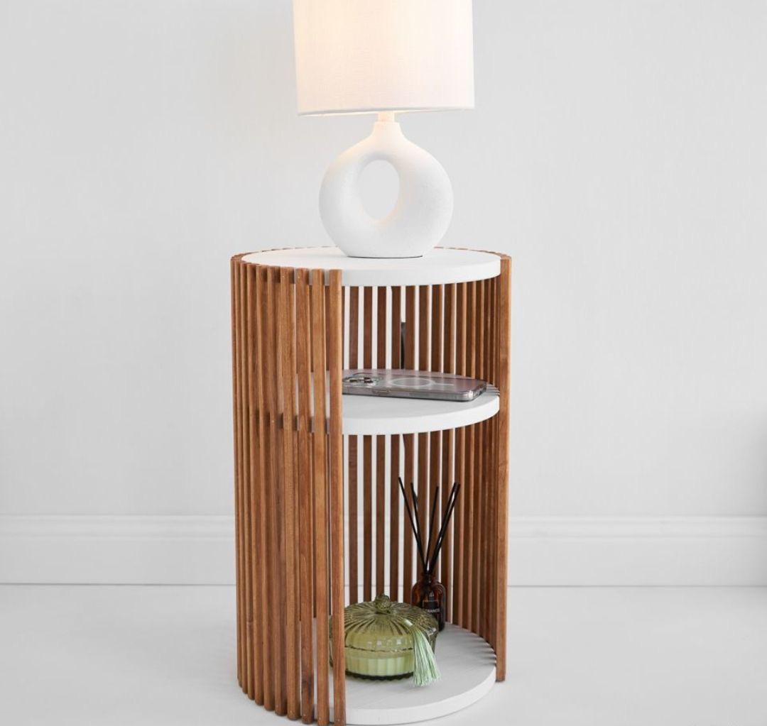 Beech side table