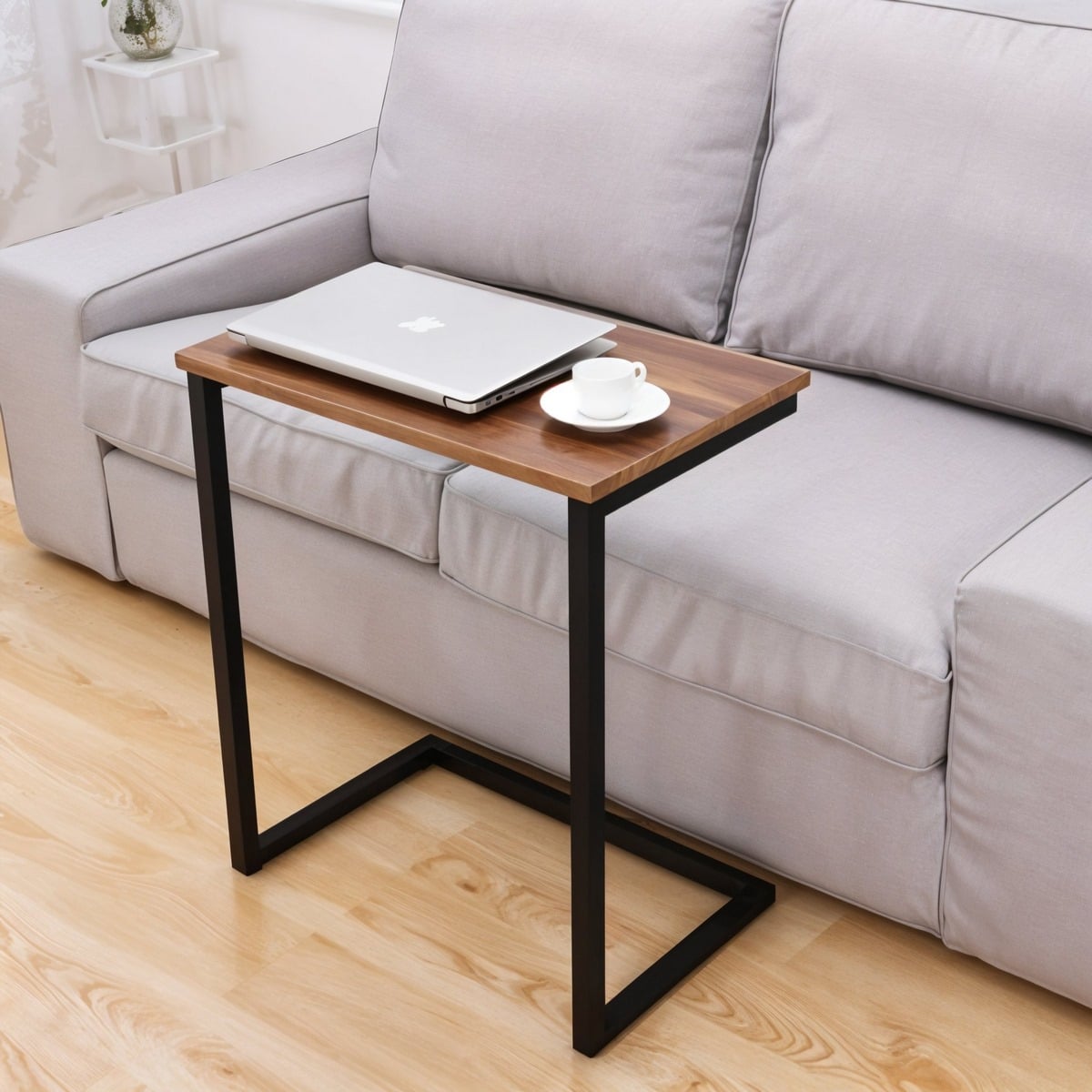 Iron and Countr Laptop table Black - 50x30x60 cm