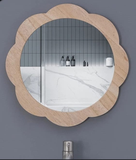 مرايا وخشب MDF مصمم بنمط هندسي