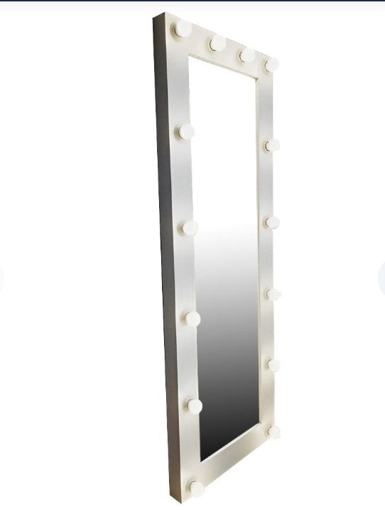 White makeup artist mirrors