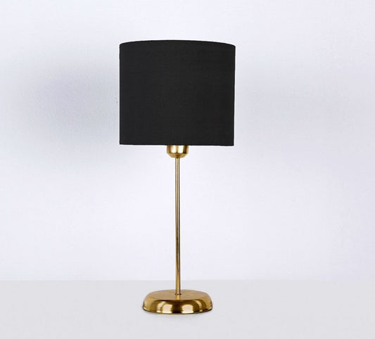 Black and gold metal lamp - 25×50×25 cm