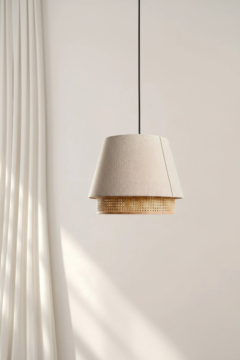 Rattan Boho Ceiling Lamp