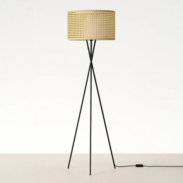 Rattan Floor Lamp  Size: 150cm × 40 cm