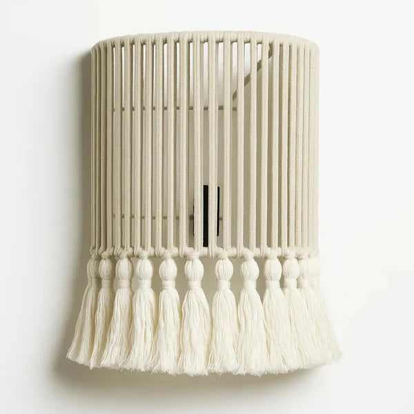 Makrami Boho Wall Lamp