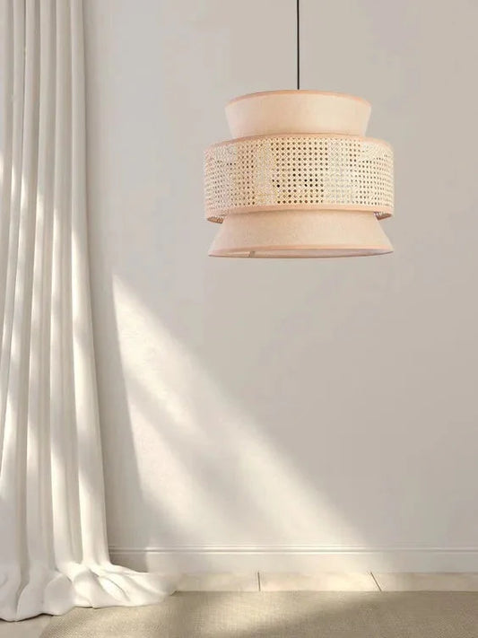Rattan Boho Ceiling Lamp