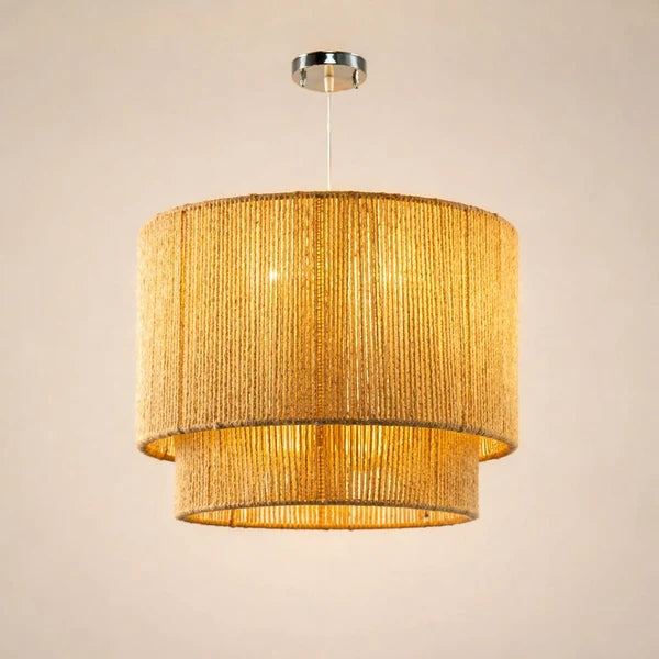 Burlap Ceiling Lamp  Size:45CM x 35CM