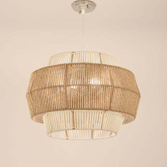 Burlap Boho Ceiling Lamp 75CM * 50CM