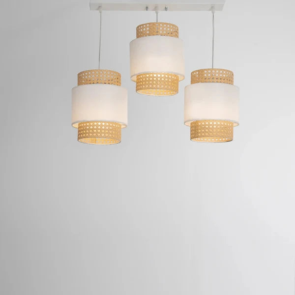 Rattan Boho Ceiling Lamp
