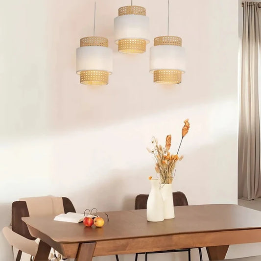 Rattan Boho Ceiling Lamp