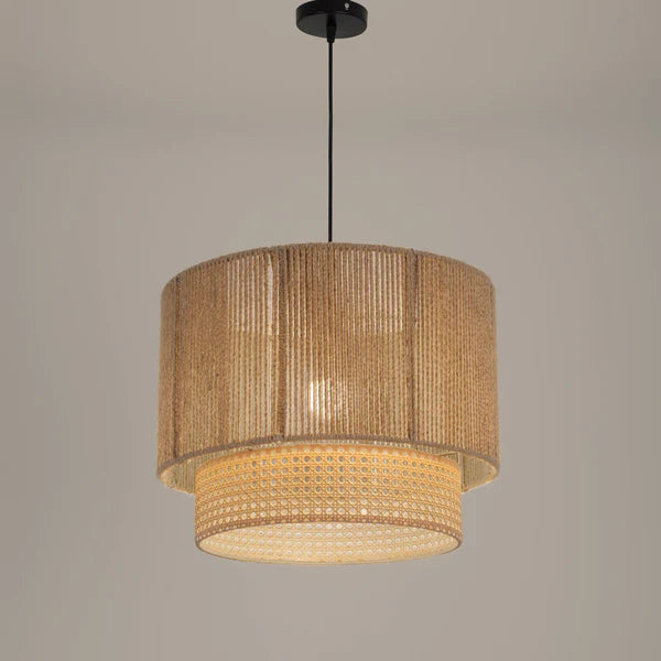 Rattan Boho Ceiling Lamp