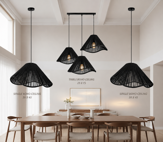 MAkrmia Ceiling Lamp Set — 3 Pieces
