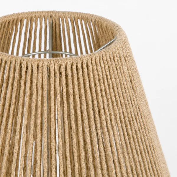 Burlap Table Lamp  2 pices