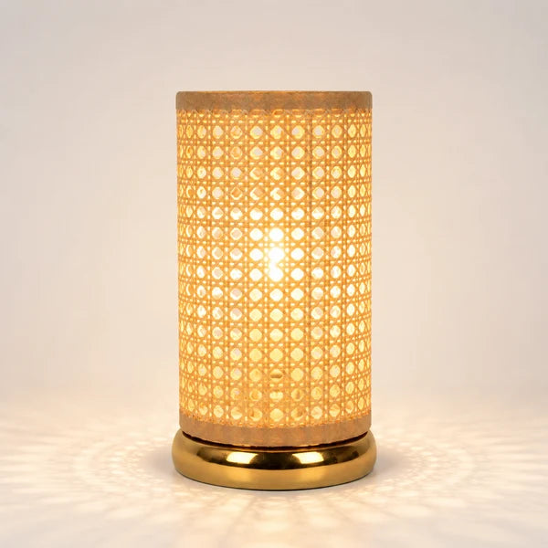 Rattan Boho Table Lamp