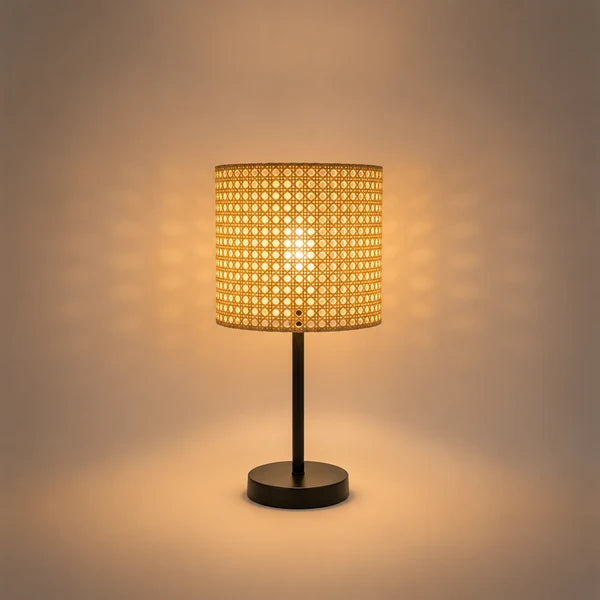 Rattan Boho Table Lamp