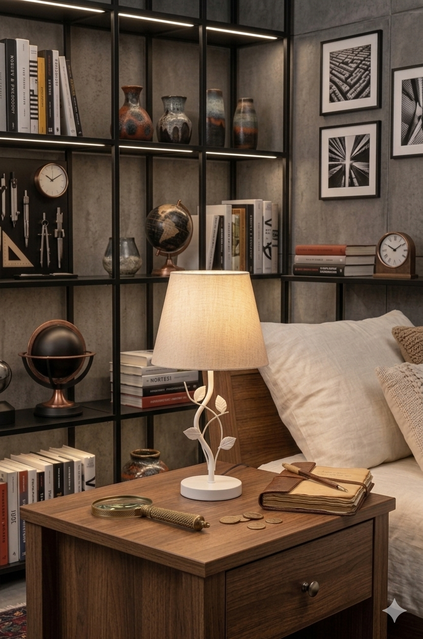 metal lamp 45x23 cm