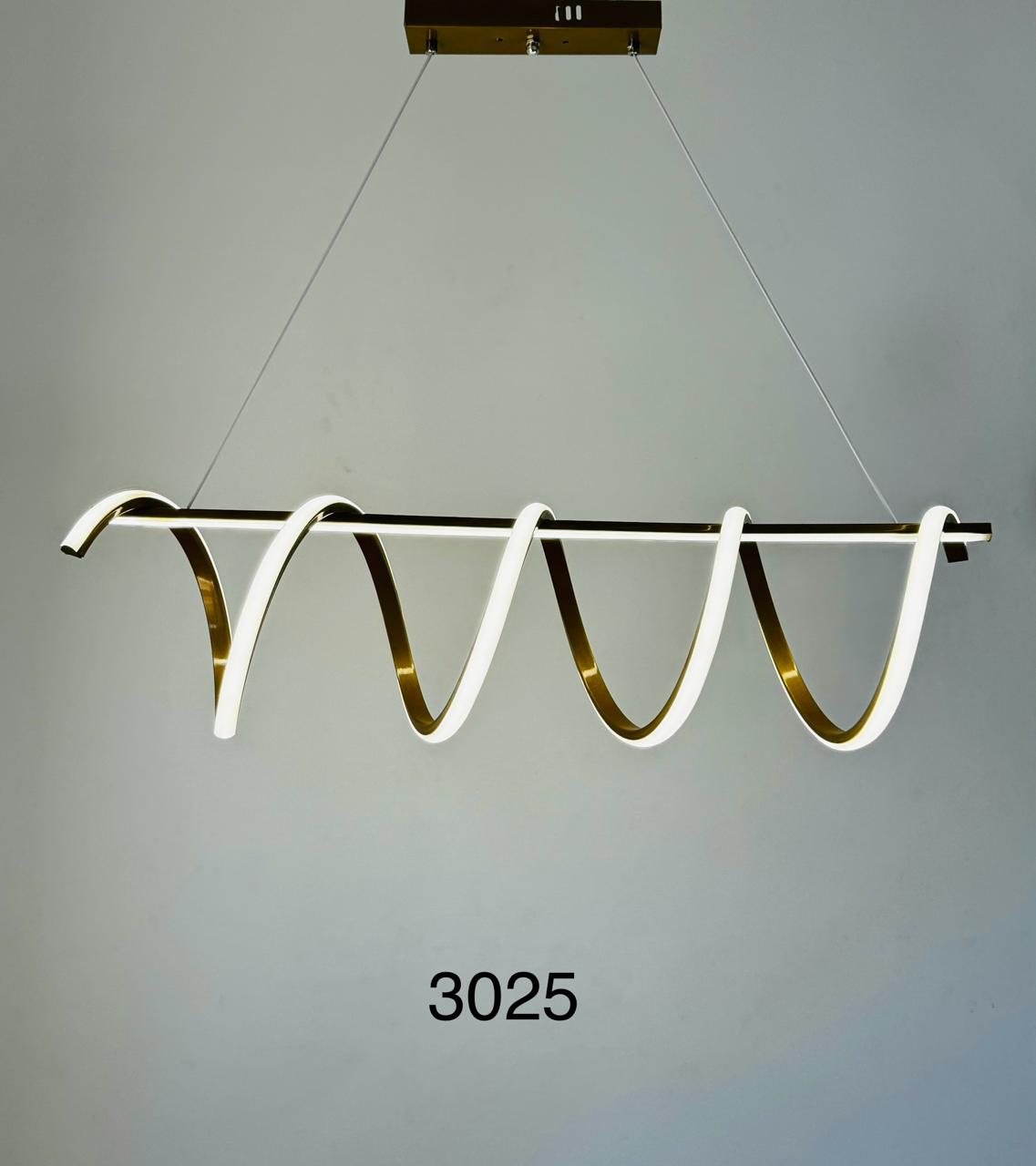 مصباح سقف معدني كريستالي + جهاز تحكم عن بعد مجاني 