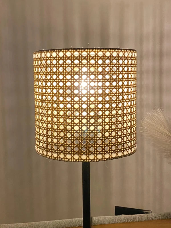Rattan Boho Table Lamp
