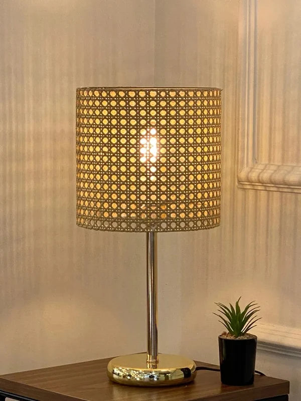 Rattan Boho Table Lamp