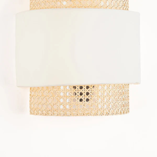 Rattan Boho Wall Lamp