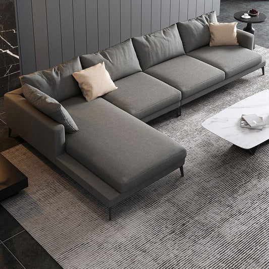 3-piece sofa set, beech wood, velvet or linen upholstery.