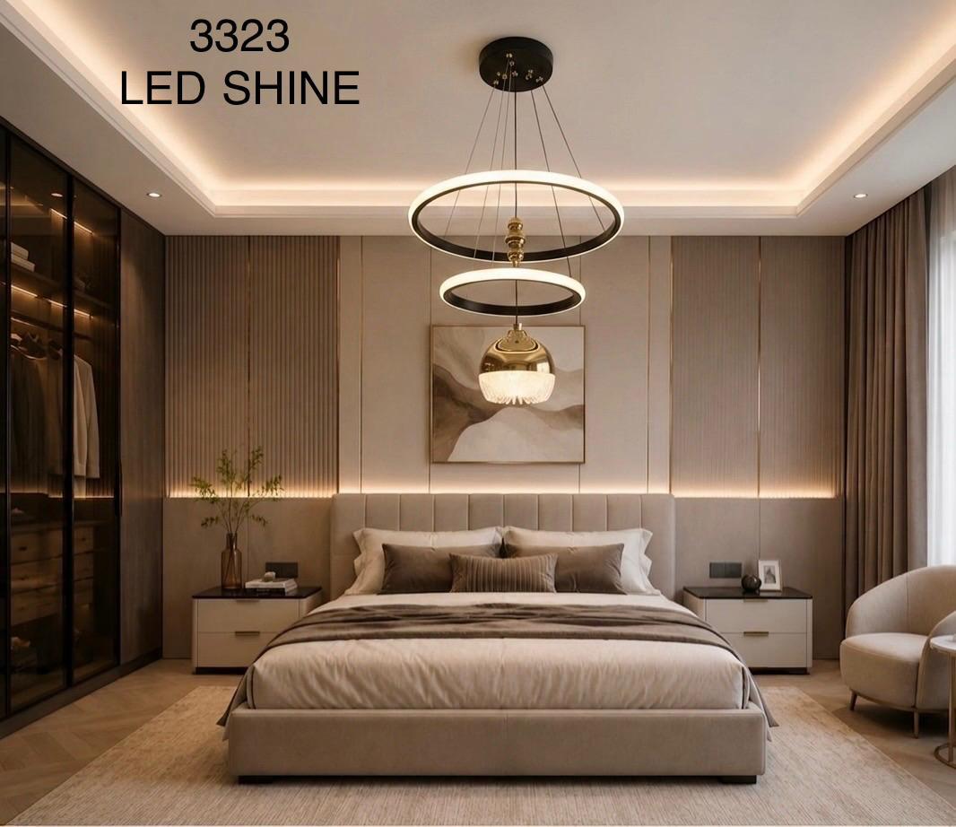 Crystal Ring LED Chandelier