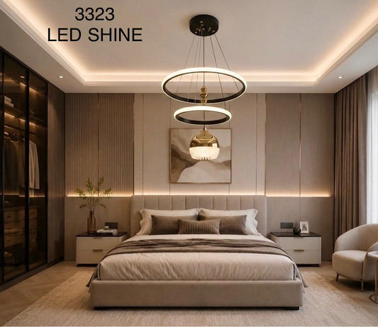 Crystal Ring LED Chandelier
