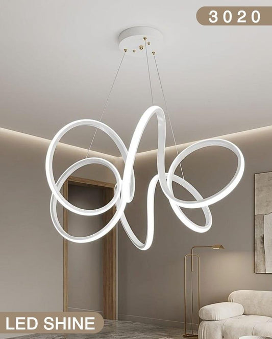 Crystal Ring LED Chandelier