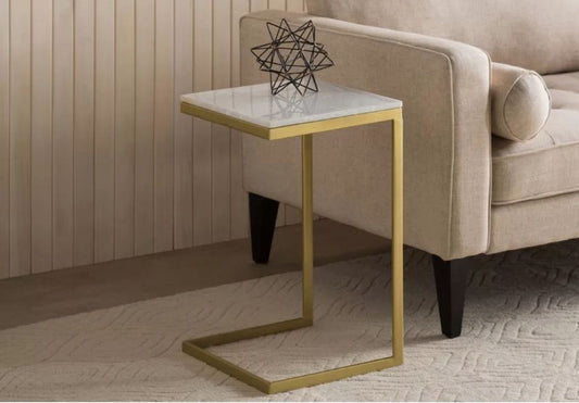 Metal Side Table - 60x30x50 cm