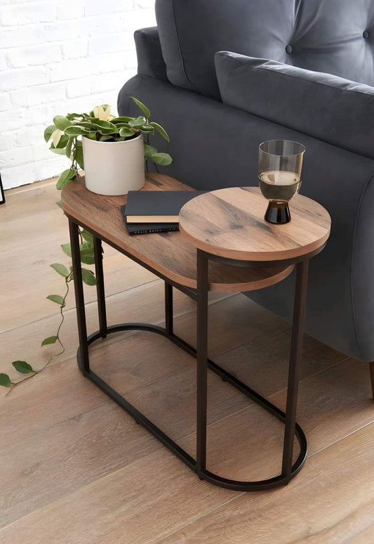 Metal Side Table - 90x40x60 cm