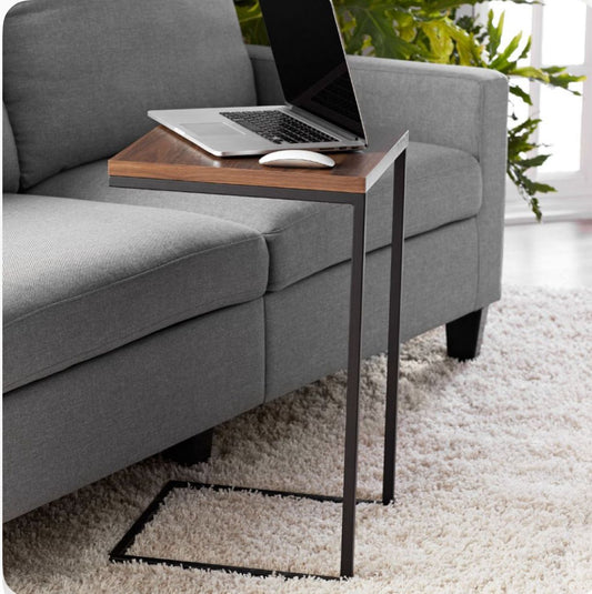 Iron and Countr Laptop table Black - 50x30x60 cm
