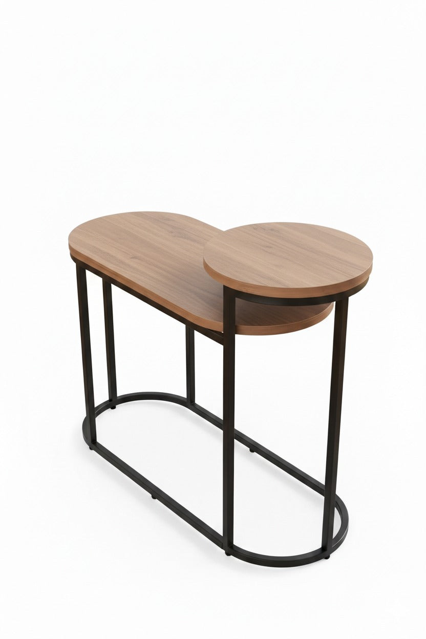 طاولة جانبية معدنية - 90×40×60 سم