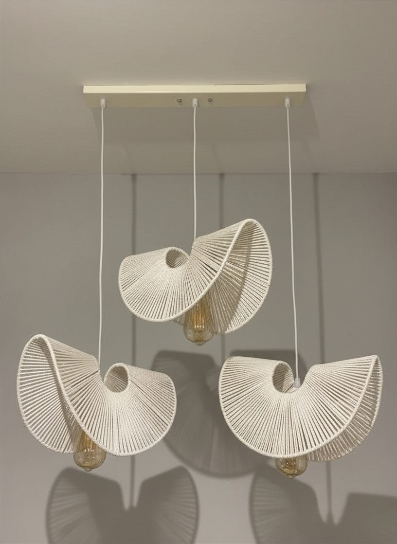 Boho ceiling lamp     Size:25CM x 75CM