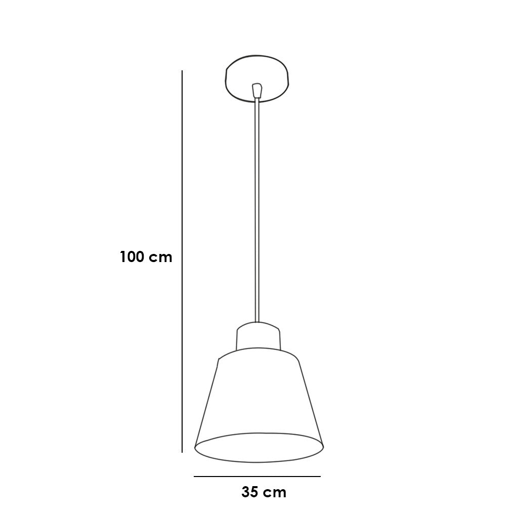 Chandelier - Aluminium & Macrame - Beige