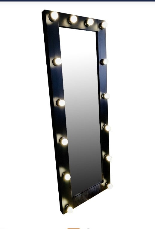 black makeup artist mirrors